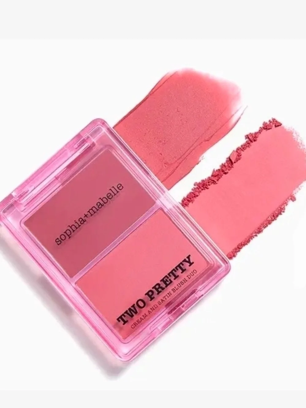 Sophia + Mabelle Two Pretty Blush Duo — Tanned + Tipsy 0.21oz BNIB